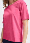 Fransa Basic T-Shirt, Pink