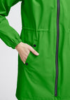 Fransa Pafasa Detachable Hood Mid Length Jacket, Online Lime