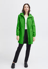 Fransa Pafasa Detachable Hood Mid Length Jacket, Online Lime