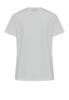 Fransa Floral Graphic Print T-Shirts, White