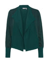 Fransa Chimma Ribbed Sparkle Cardigan, Ponderosa Pine