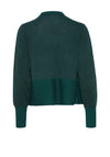 Fransa Chimma Ribbed Sparkle Cardigan, Ponderosa Pine