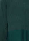 Fransa Chimma Ribbed Sparkle Cardigan, Ponderosa Pine