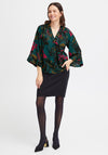 Fransa Illi Woven Floral Blouse, Ponderosa Pine