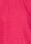 Fransa Heba Textured Blouse, Bright Rose