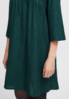 Fransa Heba Textured Mini Dress, Ponderosa Pine