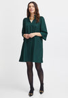 Fransa Heba Textured Mini Dress, Ponderosa Pine