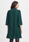 Fransa Heba Textured Mini Dress, Ponderosa Pine