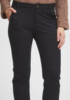 Fransa Lano Kick Flare Trouser, Black