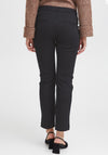 Fransa Lano Kick Flare Trouser, Black