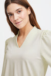 Fransa Jemma Puff Shoulder Top, Antique
