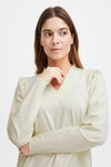Fransa Jemma Puff Shoulder Top, Antique