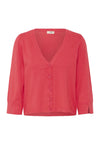 Fransa Clia Short Knit Cardigan, Pink
