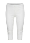 Simple Wish Curve Jegging Cropped Trousers, White