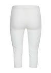 Simple Wish Curve Jegging Cropped Trousers, White