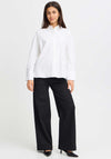 Fransa Vuja Relaxed Shirt, White
