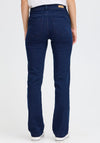 Fransa Luxe Sarah Straight Leg Jeans, Dark Blue Denim