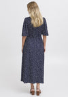Fransa Kamma Polka Dot Dress, Navy