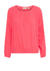 Fransa Lalu Textured Blouse, Pink