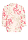 Fransa Tine Floral Print Blouse, Cream Multi