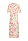 Fransa Tine Floral Print Dress, Cream Multi