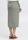 Fransa Aurora Midi Skirt, Green