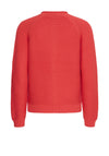 Fransa Kateleen knitted Buttoned Cardigan, Red