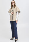 Fransa Elisabeth Button Front Jacket, Beige