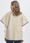 Fransa Elisabeth Button Front Jacket, Beige