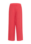 Fransa Manua Cotton Wide Leg Culottes, Pink