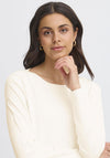 Fransa Karianne Knit Sweater, Cream