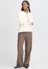 Fransa Karianne Knit Sweater, Cream