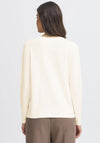 Fransa Karianne Knit Sweater, Cream