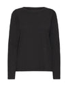 Fransa Karianne Dobby Knit Sweater, Black