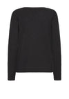 Fransa Karianne Dobby Knit Sweater, Black