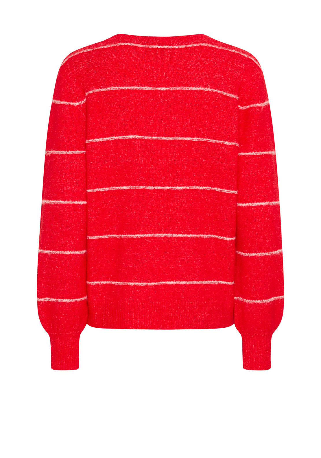 Fransa Kendra Striped Jumper, Red