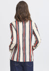 Fransa Alda Striped Shirt, Beige Multi