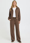 Fransa Priya Wide Leg Trousers, Brown