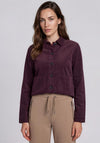 Fransa Tean Cord Jacket, Wine