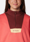 Columbia Womens Lodge™ Half Zip Fleece, Juicy Spice