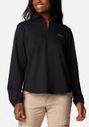 Columbia Womens Trek™ French Terry Half Zip Top, Black