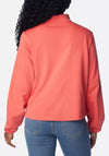 Columbia Womens Trek™ French Terry Half Zip Top, Juicy