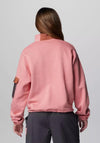 Columbia Womens Painted Peak™ Cropped Fleece, Pink Agave