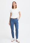 B.young Slim Leg Trousers, True Navy