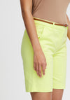 B. Young Days Belted Chino Shorts, Sunny Lime