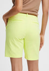 B. Young Days Belted Chino Shorts, Sunny Lime