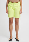 B. Young Days Belted Chino Shorts, Sunny Lime