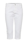 B.Young Lola Slim Fit Capri Trousers, Optic White