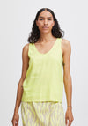 B.Young Falakka Linen Blend Top, Sunny Lime