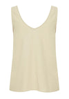 B.Young  Falakka Linen Blend Top, Humus